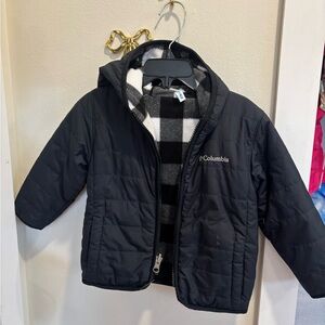 Columbia Reversible Black Puffer Jacket for Kids